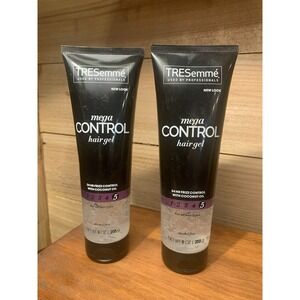 2 Tresemme Mega Control Hair Gel #5 Gel 24hr Frizz Control Coconut Oil 9 oz New